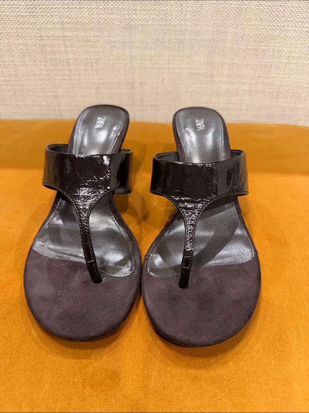 ZARA Leather Strappy Sandals